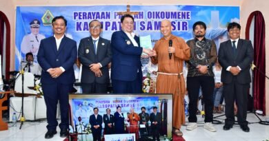 Paskah Oikoumene 2026, Bupati Samosir Tekankan Pelayanan ke Setiap Desa