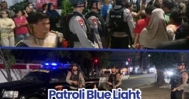 Patroli Blue Light Satuan Brimob Polda Sumut Sigap Redam Keributan Akibat Laka Lantas di Medan, Situasi Memanas Berhasil Dikendalikan