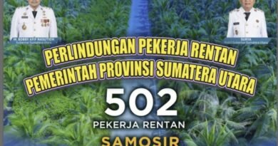 Pemkab Samosir Terima 502 BPJS Ketenagakerjaan untuk Pekerja Rentan dari Gubsu