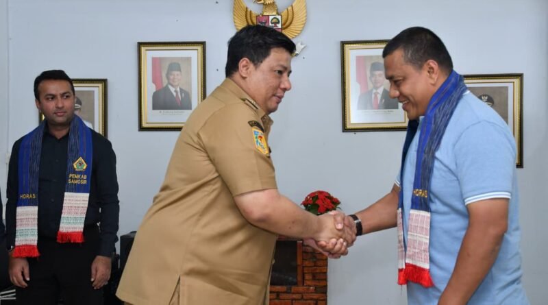 Bupati Samosir Sambut Kunjungan Oxford Policy Managemen Inggris