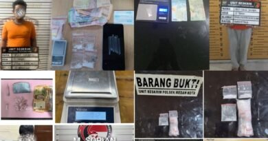 Sikat Peredaran Narkoba, Polrestabes Medan dan Polsek Jajaran Ringkus Enam Pengedar dalam Sehari