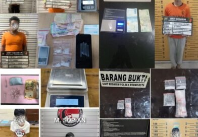 Sikat Peredaran Narkoba, Polrestabes Medan dan Polsek Jajaran Ringkus Enam Pengedar dalam Sehari