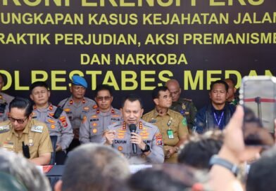 Hanya 15 Hari Kerja, Tim Gabungan Polrestabes Medan Ungkap 142 Kasus Kejahatan Jalanan dan 178 Tersangka