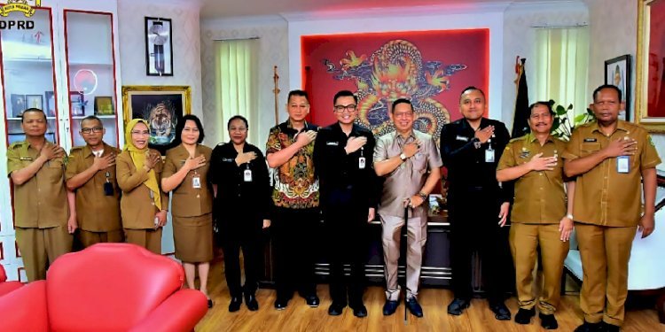 DPRD Medan Terima Kunjungan KKP Serdik PolriKetua DPRD Medan, Wong Cun Sen menerima rombongan KKP