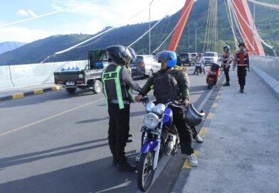 Polres Samosir Tertibkan Sepeda Motor Berknalpot Brong untuk Kenyamanan Masyarakat