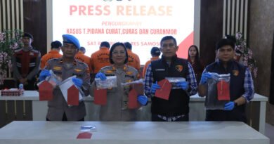 Polres Samosir Ungkap Kasus Pencurian, Enam Tersangka Diamankan