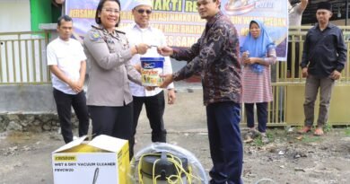 Polres Samosir Gelar Bhakti Religi di Masjid Nurul Huda Sambut Hari Bhayangkara 2026