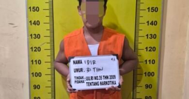 Sat Narkoba Polresta Deli Serdang Amankan Pria Yang Menyimpan Sabu di Pantai labu