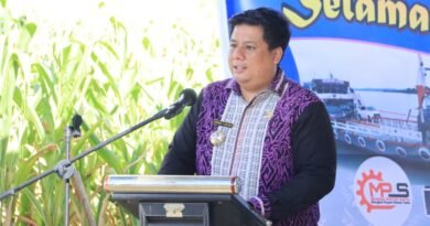 Bupati Samosir Resmikan Bengkel Kapal Muara Putih, Perkuat Keselamatan Transportasi Danau Toba