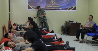 Polres Samosir Gelar Donor Darah, Sambut Hari Bhayangkara ke-80 Sebagai Wujud Kepedulian