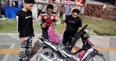 Patroli Blue Light Polsek Sunggal, Respons Cepat Cegah Balap Liar Dipersimpangan Manhattan