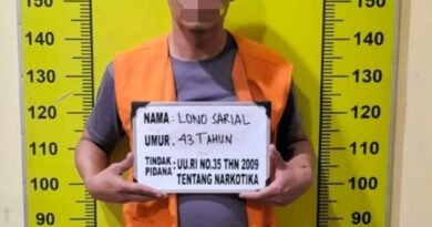 Sat Narkoba Polresta Deli Serdang Amankan Pria Yang Menyimpan Sabu di Pantai labu
