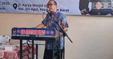 Anggota DPRD Medan Antonius Devolis Tumanggor S.Sos:Pancasila Sebagai Nafas Kehidupan Berbangsa, Sopo ATRestorasi Perkuat Pengawasan Kebangsaan Hingga DPW–PAC–RANTING