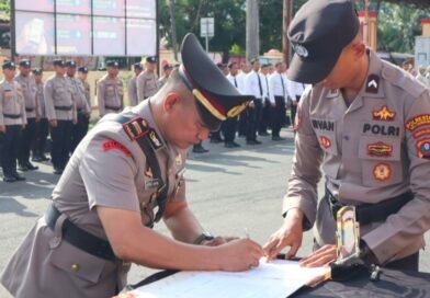 Kapolresta Deli Serdang Pimpin Sertijab Kasat Reskrim dan Dua Kapolsek Jajaran