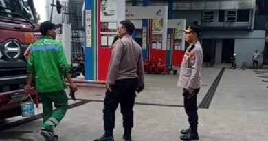 Polsek Sunggal Kawal dan Jaga Penyaluran BBM di Wilayahnya