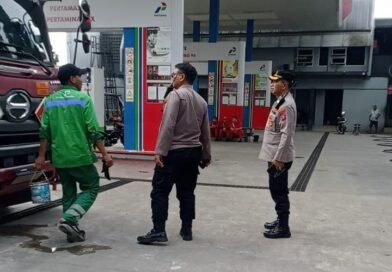 Polsek Sunggal Kawal dan Jaga Penyaluran BBM di Wilayahnya