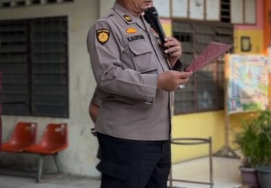 Kanit Samapta Polsek Sunggal Jadi Pembina Upacara Di Yaspend Mulia, Menolak Aksi Gank Motor, Tawuran Dan Penyalahgunaan Narkoba