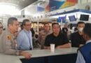 Kapolresta Deli Serdang Dampingi Wakapolda Sumut Tinjau Situasi Bandara Kualanamu Terkait Pembatalan Penerbangan