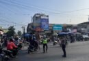 Senyum Pengendara dan Kelancaraan Aktivitas Warga, Kapolsek Sunggal Turun Langsung Ke Jalan