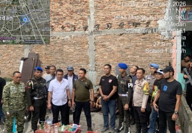 Polda Sumut Grebek Sarang Narkoba di Medan Maimun, 15 Orang Diamankan